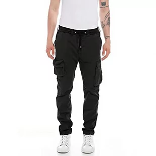 Replay Spodnie męskie, 098 BLACK, 29W - Spodnie męskie - miniaturka - grafika 1