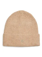 Czapki damskie - Pieces Czapka beanie w kolorze beżowym - miniaturka - grafika 1