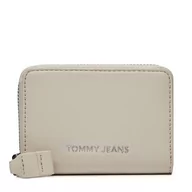 Portfele - Mały Portfel Damski Tommy Jeans Tjw Ess Must Small Za AW0AW15833 Beżowy - miniaturka - grafika 1