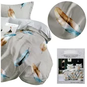 Pościel - Komplet Pościeli 160x200 3 części Satyna Bawełniana Melita - miniaturka - grafika 1