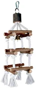 Klatki i wyposażenie dla ptaków - Trixie Gantry Rusztowanie Do Wspinaczki I Huśtania - Długość: 34 Cm - miniaturka - grafika 1