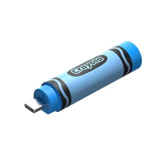 SanDisk Crayola USB-C Flash Drive - Cerulean Blue, 128GB - SDCZIC-128G-G46B - Pendrive - miniaturka - grafika 1