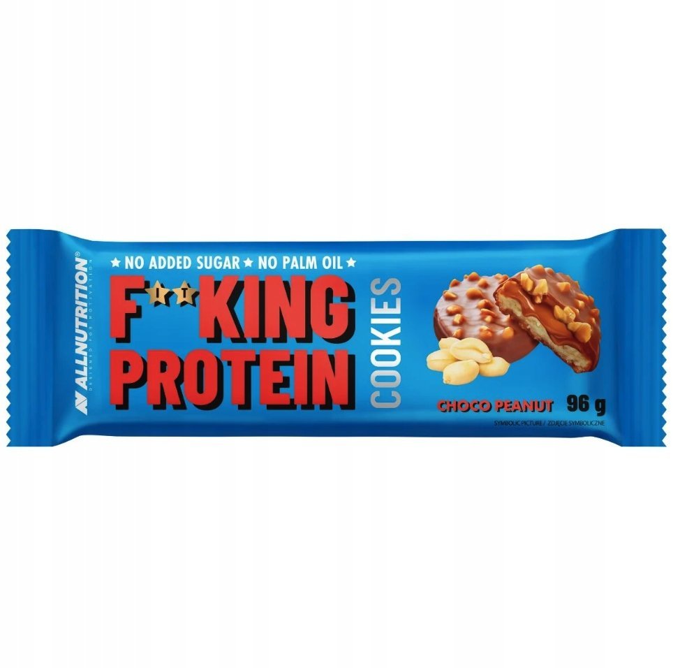 Allnutrition Fitking Protein Cookies 96G Choco Peanut Ciastka Bez Cukru