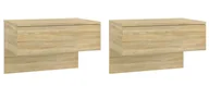 Szafki nocne - Komplet wiszących stolików nocnych dąb sonoma S6-D34 - miniaturka - grafika 1