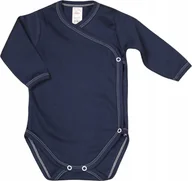 Body dla niemowląt - Body KOPERTOWE polskie GRANAT r 56 KLEKLE - miniaturka - grafika 1