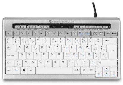BakkerElkhuizen BakkerElkhuizen S-board 840 klawiatura Biuro USB QWERTY British English Jasny Szary, Biały 3066132
