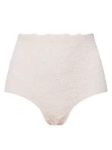 Selmark Figi klasyczne z wysokim stanem 10903 Różowy - Majtki damskie - miniaturka - grafika 1