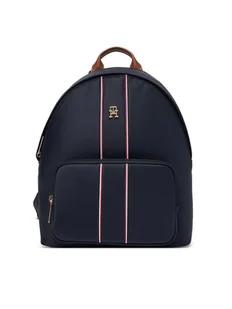 Tommy Hilfiger Plecak Popette Dome AW0AW17651 Granatowy - Plecaki - miniaturka - grafika 1