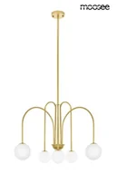 Lampy sufitowe - MOOSEE lampa wisząca NERI złota - miniaturka - grafika 1