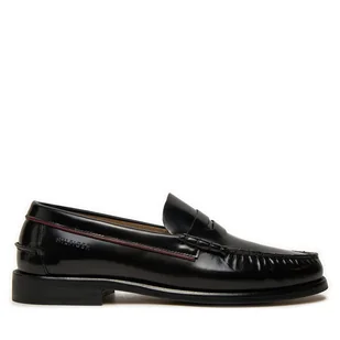 Mokasyny Tommy Hilfiger FM0FM05362 Czarny - Mokasyny męskie - miniaturka - grafika 1