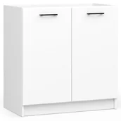 Szafki kuchenne - Akord Fabryka mebli SZAFKA KUCHENNA POD ZLEWOZMYWAK OLIWIA S 80cm BIAŁA KS0POLIBIA001 - miniaturka - grafika 1
