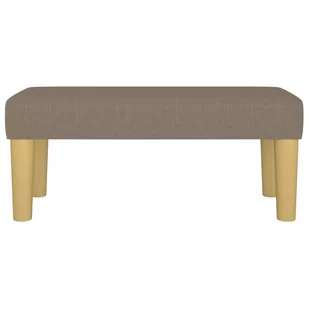Lumarko Ławka, taupe, 70x30x30 cm, tapicerowana tkaniną - Ławki do przedpokoju - miniaturka - grafika 4