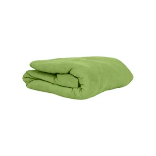 PRZEŚCIERADŁO Z GUMKĄ JERSEY ZIELONY GROSZEK 140x200 - Prześcieradła - miniaturka - grafika 1