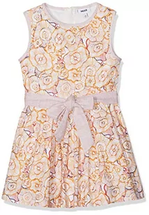 Mexx Sukienka dziewczęca, Pomarańczowy (Orange/White Printed 318329), 104 cm - Sukienki - miniaturka - grafika 1