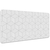 Podkładki na biurko - Duża podkładka na biurko Sześciany wzór 3D 100x50cm, Dywanomat - miniaturka - grafika 1