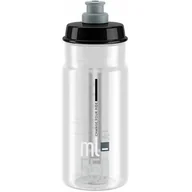 Shakery i bidony sportowe - Elite Elite Bidon Jet Przeźroczysty-Szare Logo 550 ml - miniaturka - grafika 1