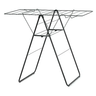 Brabantia Suszarka do ubrań Hangon 150 cm matowa czarna 403347 - Suszarki na ubrania - miniaturka - grafika 1