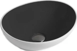 Umywalka Mexen Mexen Elza umywalka nablatowa 40 x 33 cm czarna/biała - 21014077 - Umywalki - miniaturka - grafika 1