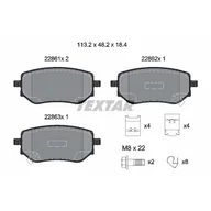 Klocki hamulcowe - Klocki hamulcowe - komplet TEXTAR 2286101 - miniaturka - grafika 1