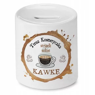 Skarbonka Dla Kosmetyczki na Imieniny Prezent z Nadrukiem ze Zdjęciem - Skarbonki - miniaturka - grafika 1