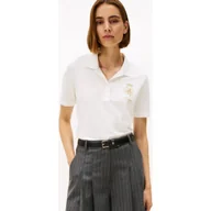 Koszulki i topy damskie - Tommy Hilfiger Polo Regular Fit - miniaturka - grafika 1