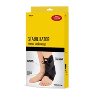 Ortezy, stabilizatory i opaski elastyczne - Pani Teresa, stabilizator stawu skokowego, PT 0334, sznurowany, czarny, rozmiar S, 1 sztuka - miniaturka - grafika 1