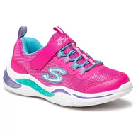 Buty dla dziewczynek - Sneakersy Skechers Power Petals 20202L/NPMT Neon/Pink/Multi - miniaturka - grafika 1