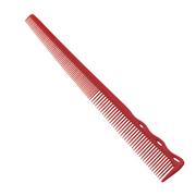 Szczotki i grzebienie do włosów - Y.S. Park, grzebień do strzyżenia męskiego, model 254, czerwony - miniaturka - grafika 1
