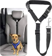 Sprzęt podróżny i transportery dla psów - Wobell 2W1 Smycz Samochodowa Krótka Smycz Ręczna 46-73Cm pas bezpieczeństwa - miniaturka - grafika 1