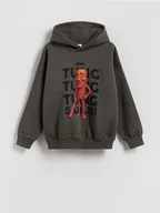 Bluzy dla chłopców - Reserved - Bluza Tralalero Tralala - ciemnoszary - miniaturka - grafika 1