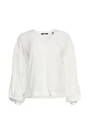 Bluzki damskie - ESPRIT Bluzka damska, 110/Off White, M - miniaturka - grafika 1
