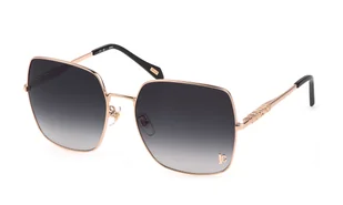 Okulary JUST CAVALLI SJC031-600349. Okulary przeciwsłoneczne, Kolor złoty. Kobieta. - Okulary przeciwsłoneczne - miniaturka - grafika 1