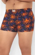 Majtki damskie - Bawełniane bokserki męskie Kraker, Kolor granatowy-wzór, Rozmiar S, Italian Fashion - Intymna - miniaturka - grafika 1