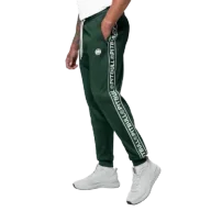 Spodnie sportowe męskie - Pit Bull Spodnie Dresowe Tape Logo Bottle Green - miniaturka - grafika 1