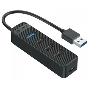 ORICO HUB USB BIURKOWY 3.1 Z KARTĄ DŹWIĘKOWĄ,5GBPS TWU32-4A-BK-EP - Huby USB - miniaturka - grafika 1
