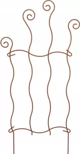 Płotek Palisada 48Cm Przęsło Ogrodowe Obrzeże Rdza - Ogrodzenia - miniaturka - grafika 1
