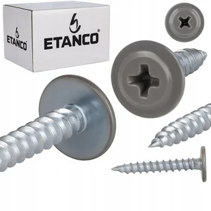 Wkręty podkładkowe Etanco zszywka 4,2x14mm, RAL9007 GM-S 250szt. - Wkręty Wkręty podkładkowe Etanco zszywka 4,2x14mm, RAL9007 GM-S 250szt. - Wkręty - miniaturka - grafika 1