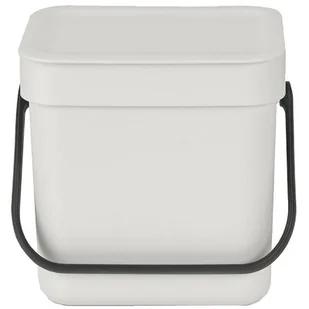 Kosz na odpadki sort&amp;amp;go 3l light grey 213229 kod: 213229 - Kosze na śmieci - miniaturka - grafika 1