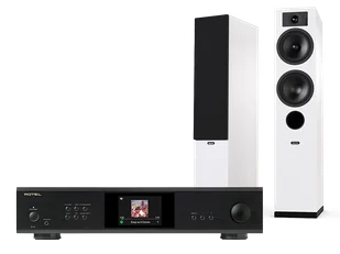 Rotel S14 (czarny) + Tesi 5 (biały) - Zestawy stereo - miniaturka - grafika 1