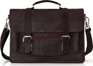 Teczki i aktówki - Solome SKÓRZANA TORBA LISTONOSZKA NA RAMIĘ SOLOME LAGO - miniaturka - grafika 1