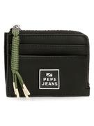 Portfele - Pepe Jeans Portfel w kolorze czarno-oliwkowym - 11,5 x 8 x 1,5 cm - miniaturka - grafika 1