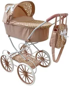 Wózki dla lalek - Wózek Retro dla lalek z torbą - miniaturka - grafika 1