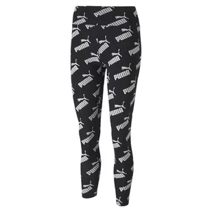 Legginsy damskie Puma AMPLIFIED AOP czarne 58122501 - Legginsy - miniaturka - grafika 1