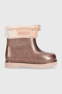 Buty dla dziewczynek - Melissa kalosze dziecięce Rain Boot III BB kolor różowy - grafika 1