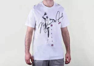 Nike Air Jordan Mj Photo Signature Tee White - Koszulki męskie - miniaturka - grafika 1