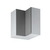 Szafki kuchenne - Szafka kuchenna wisząca narożna Aspen II 60 cm kolor szary - miniaturka - grafika 1