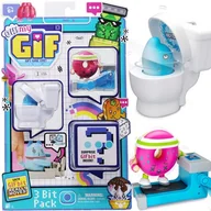 Figurki dla dzieci - FIGURKI POTWORKI OH! MY GIF 3-PAK APLIKACJA DONUT - miniaturka - grafika 1