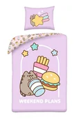 Pościel dla dzieci - Pościel dziecięca Pusheen 140 x 200 cm Halantex mikrofibra kotek kot - miniaturka - grafika 1