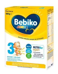 Bebiko Junior 3 NUTRIflor Expert powyżej 1. roku życia, 600 g - Mleko modyfikowane - miniaturka - grafika 1