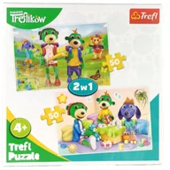 Puzzle - Trefl, puzzle, 2W1, rodzina Treflików, 2x50 - miniaturka - grafika 1